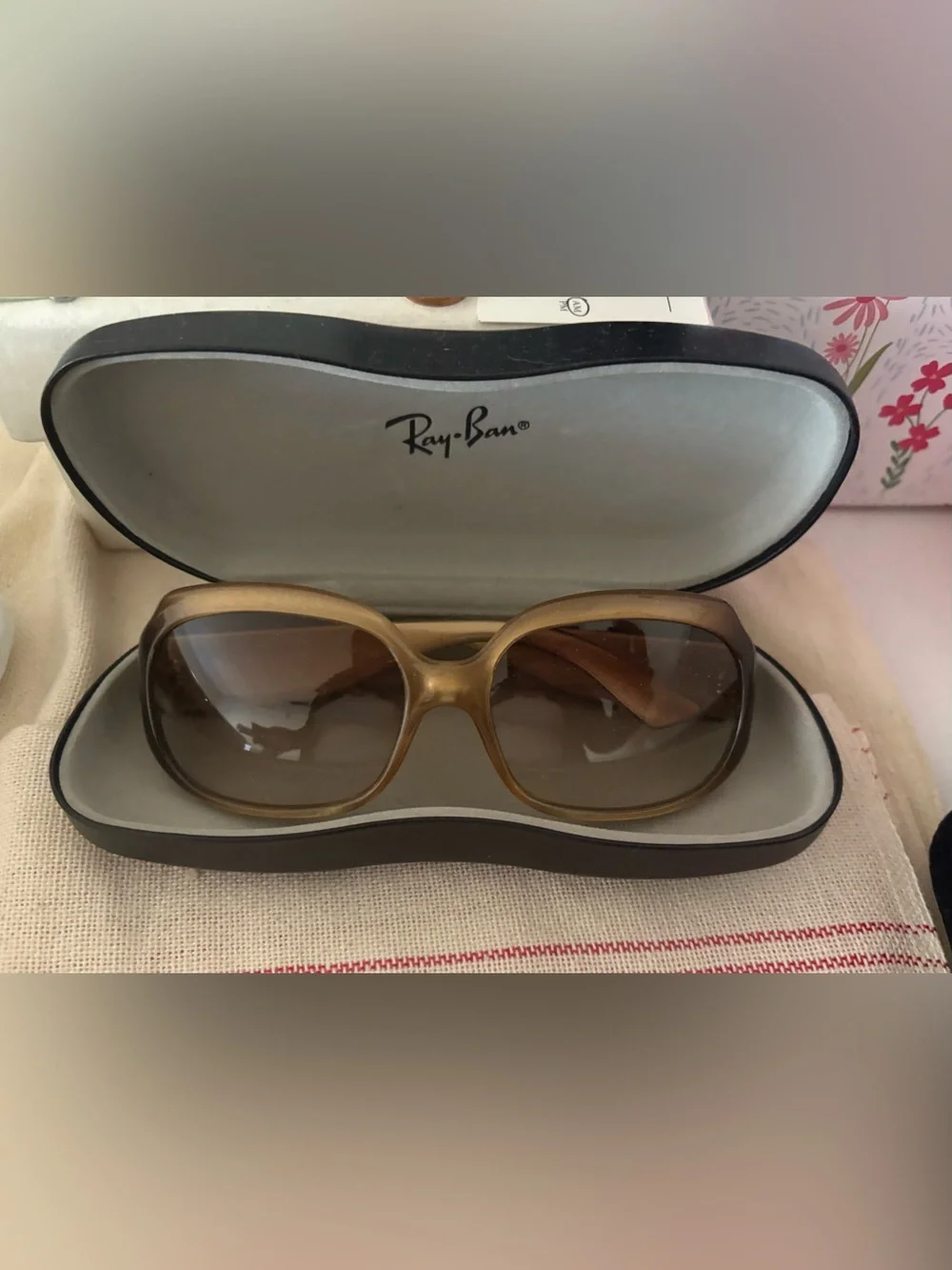 Vintage Fendi Zucca FS 501 Light Havana Brown Radiant  Sunglasses